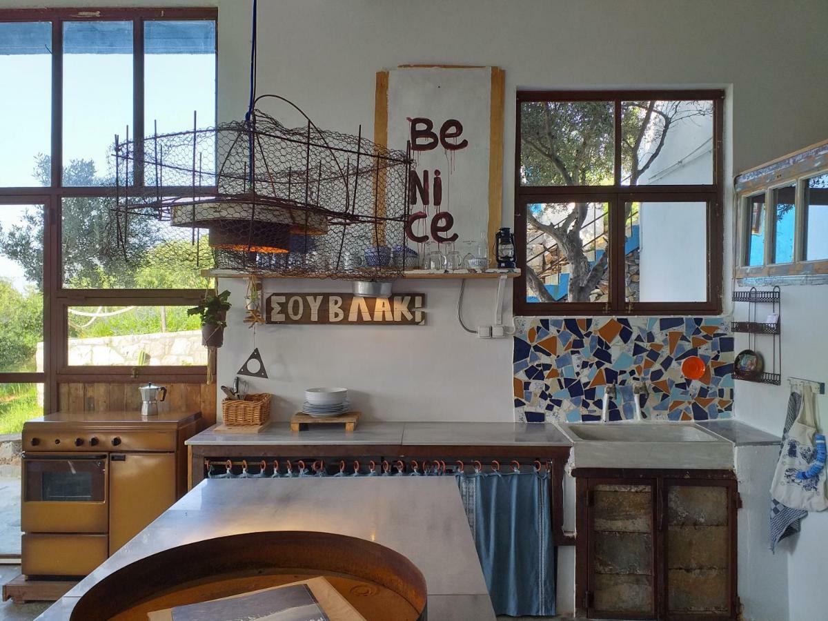 فيلا Saveriako, Paradise For Relaxed Free Spirits Agia Pelagia Kythira المظهر الخارجي الصورة
